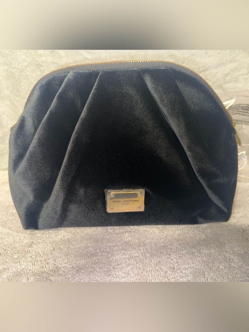 Dolce & Gabbana beauty Black Velvet Cosmetic Pouch